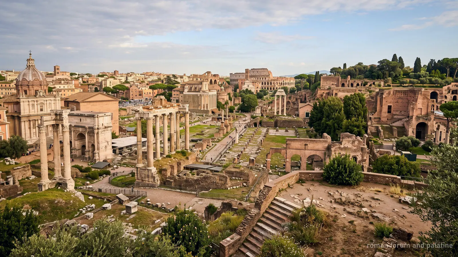 Colosseum, Rome: roman forum and palatine hill: visiting with your colosseum ticket
